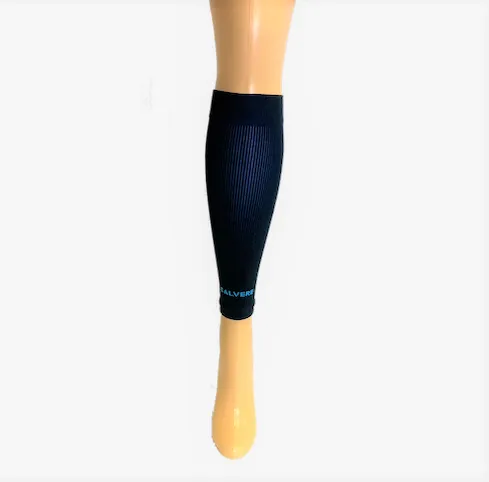 Salvere Performance Calf Sleeve 15-20 mmHg Black/Blue