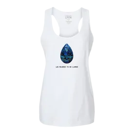 Sapphire Gem Tank - Heather White