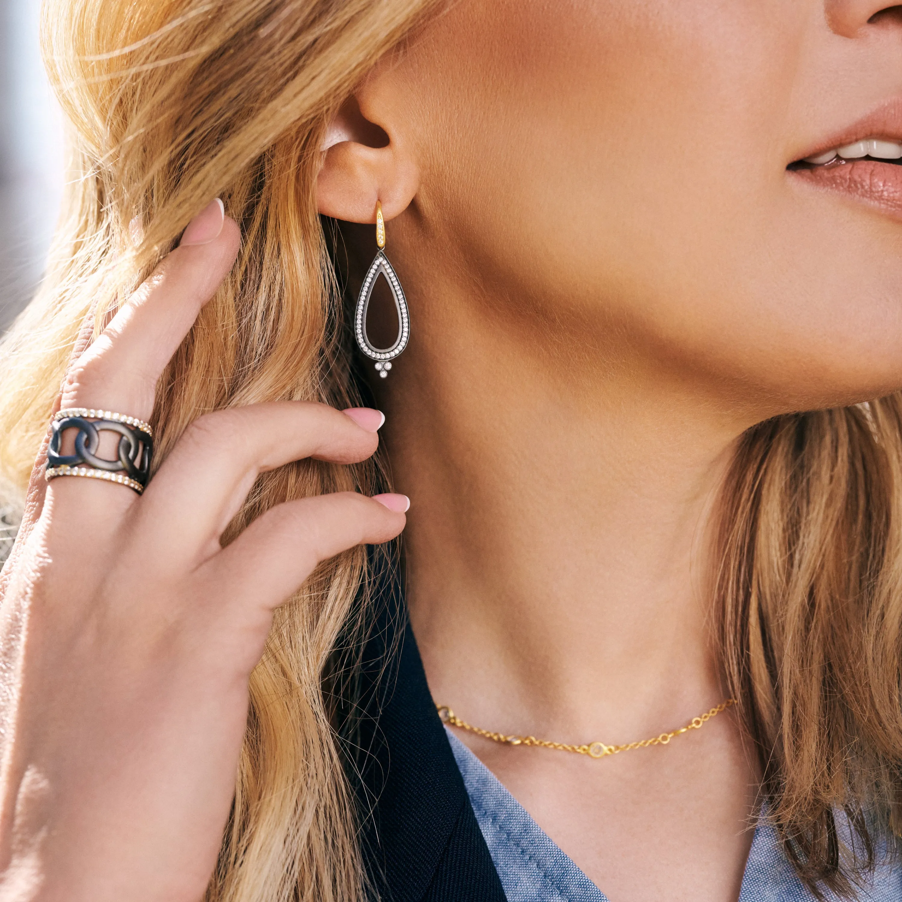 Signature Brooklyn in Bloom Teardrop Earrings