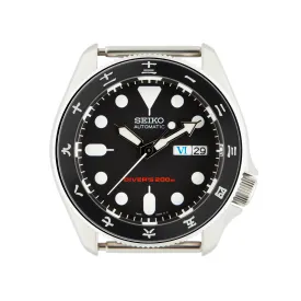 SKX007/SRPD Steel Bezel Insert: Dual Time Kanji Black