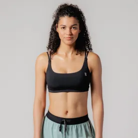 Stamina™ Strappy Sports Bra - Black