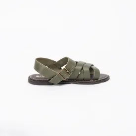 Strappy Sandal.Choc Insole.