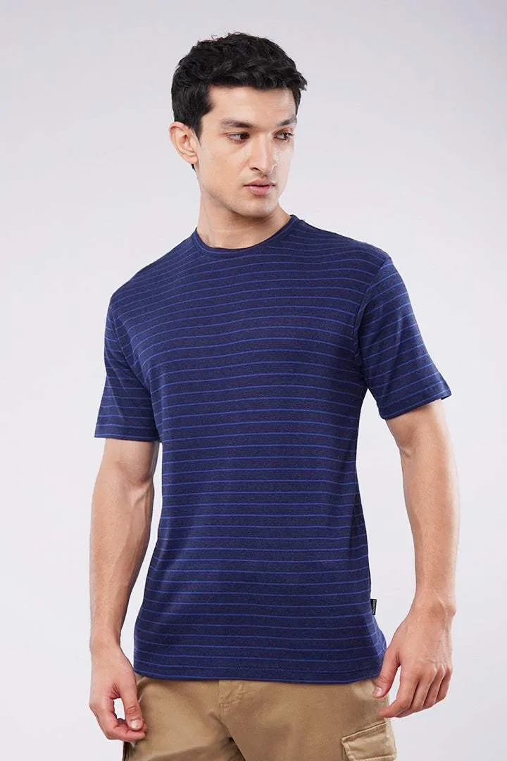 Striped T-Shirt - Blue