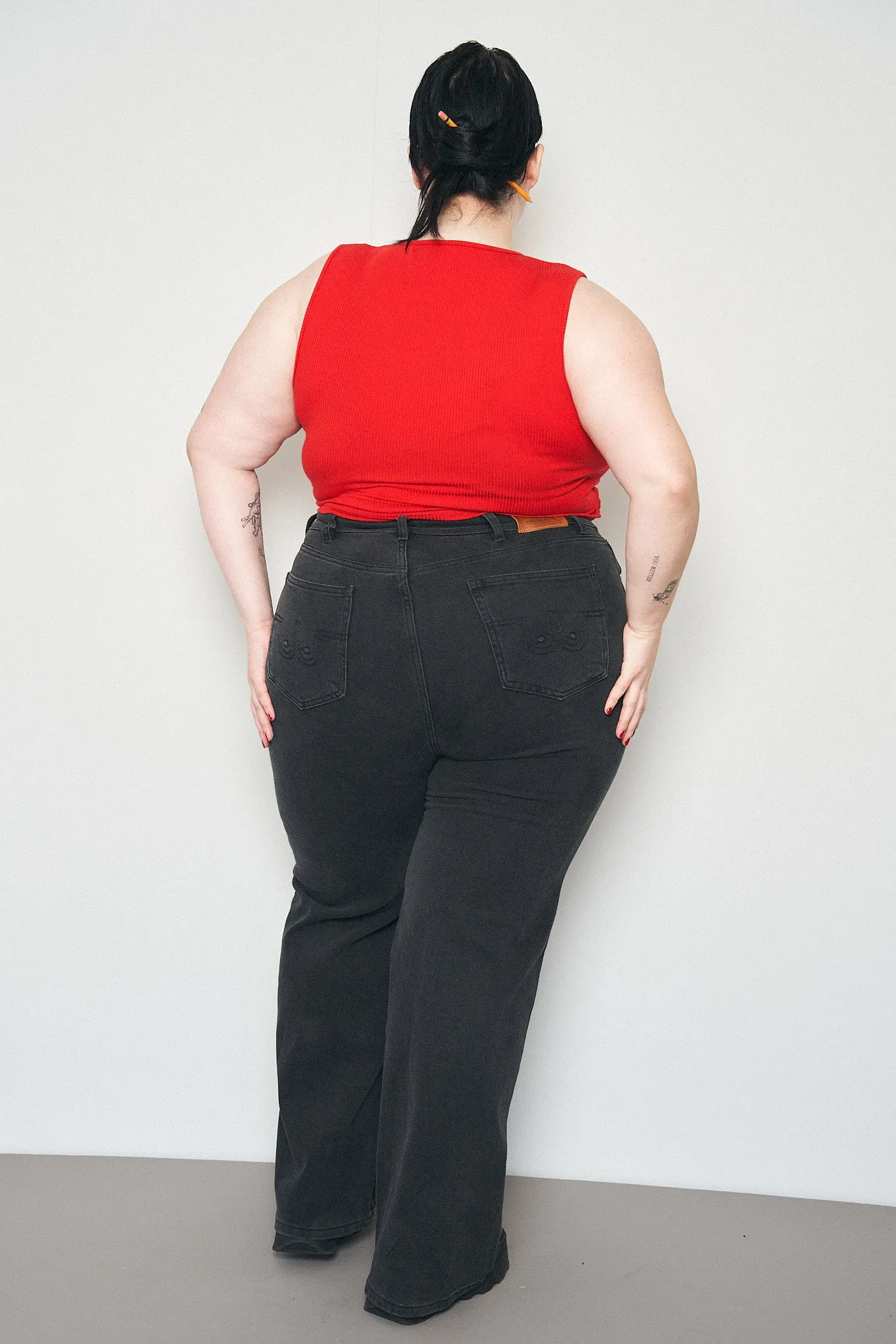 Tencel Rib Tank Maraschino