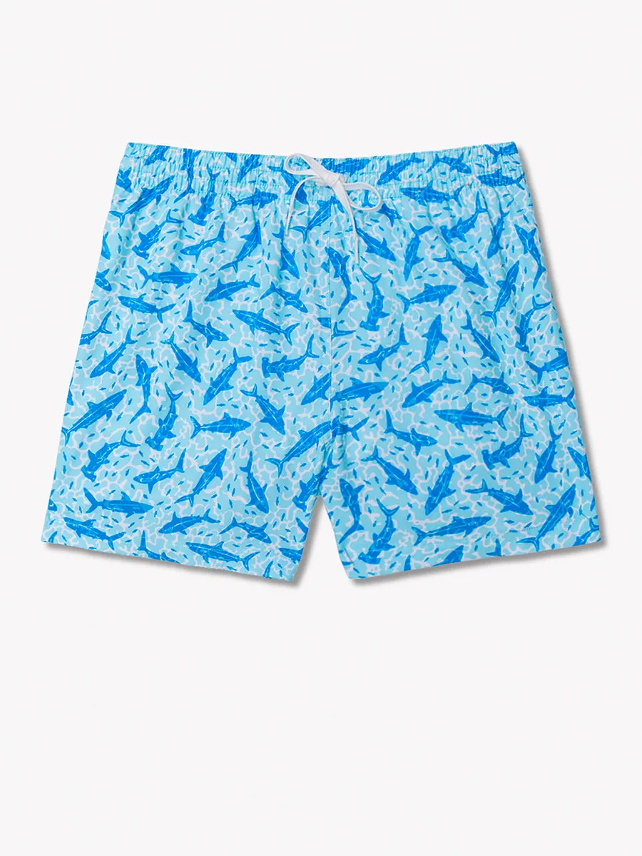 The Shark Sides 5.5" (Classic Swim Trunk)