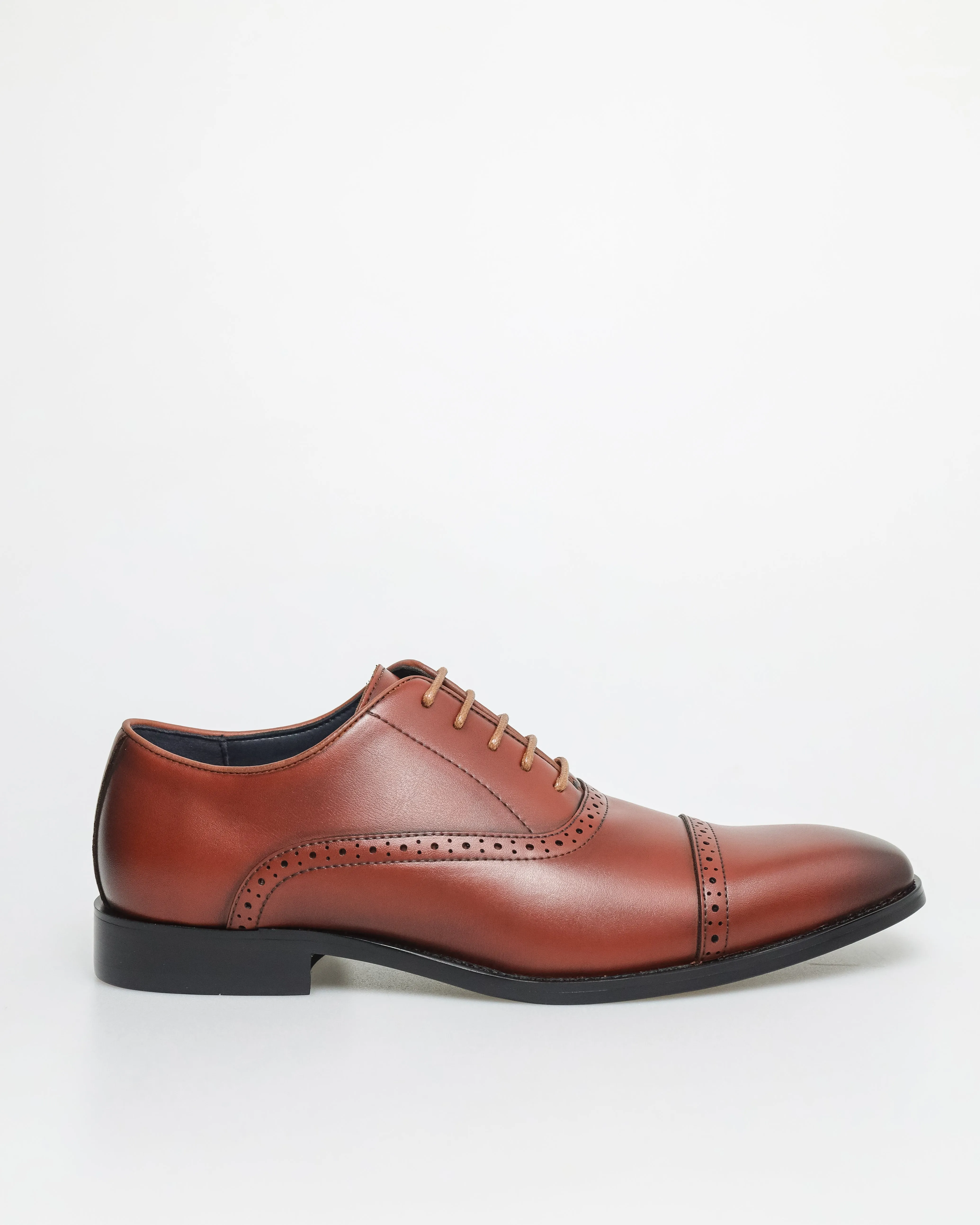 Tomaz F398 Men's Cap Toe Oxford (Brown)