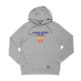 TRADEMARK HOODIE GRAY/RAINBOW