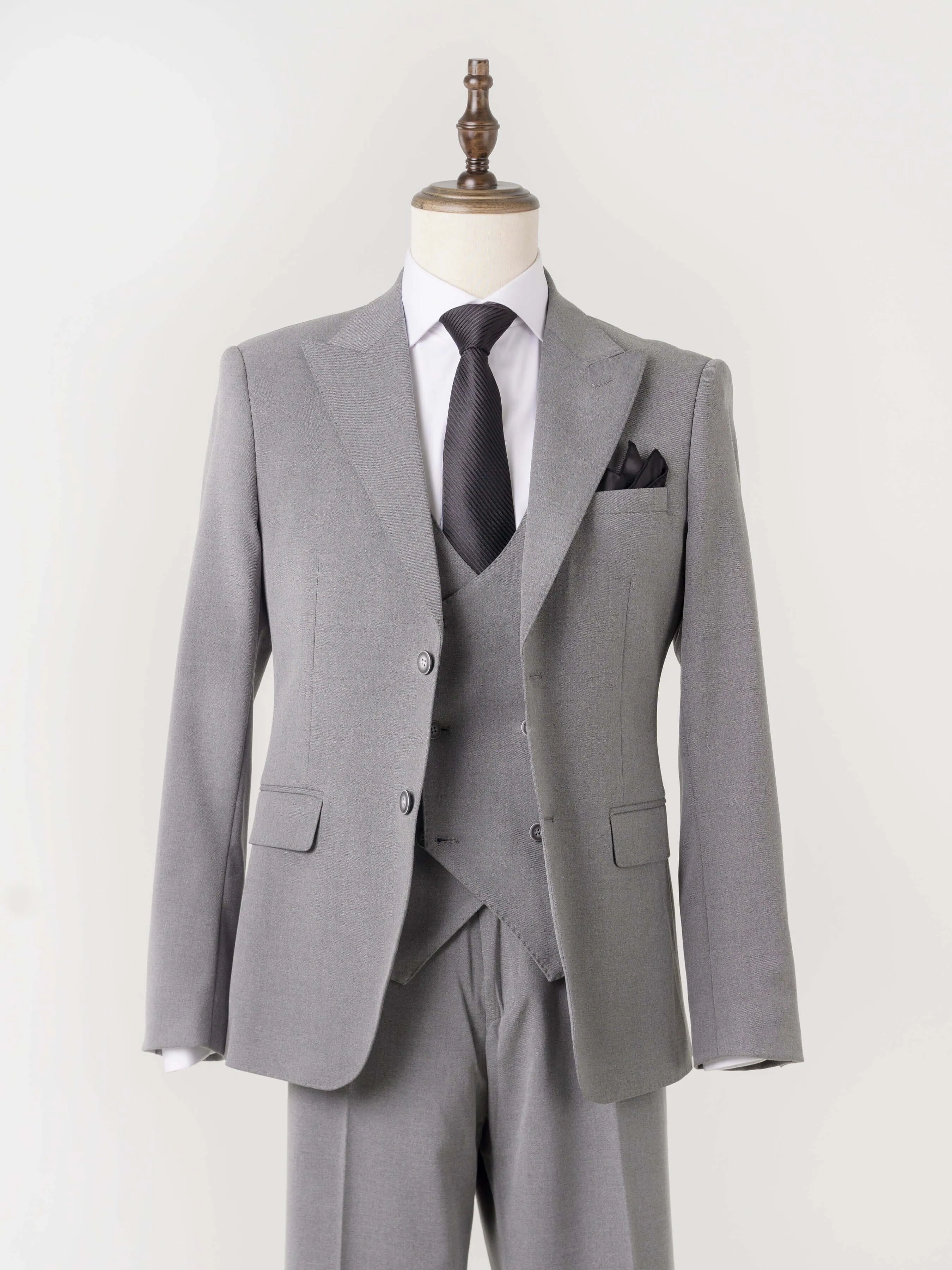 Vest - Grey Plain