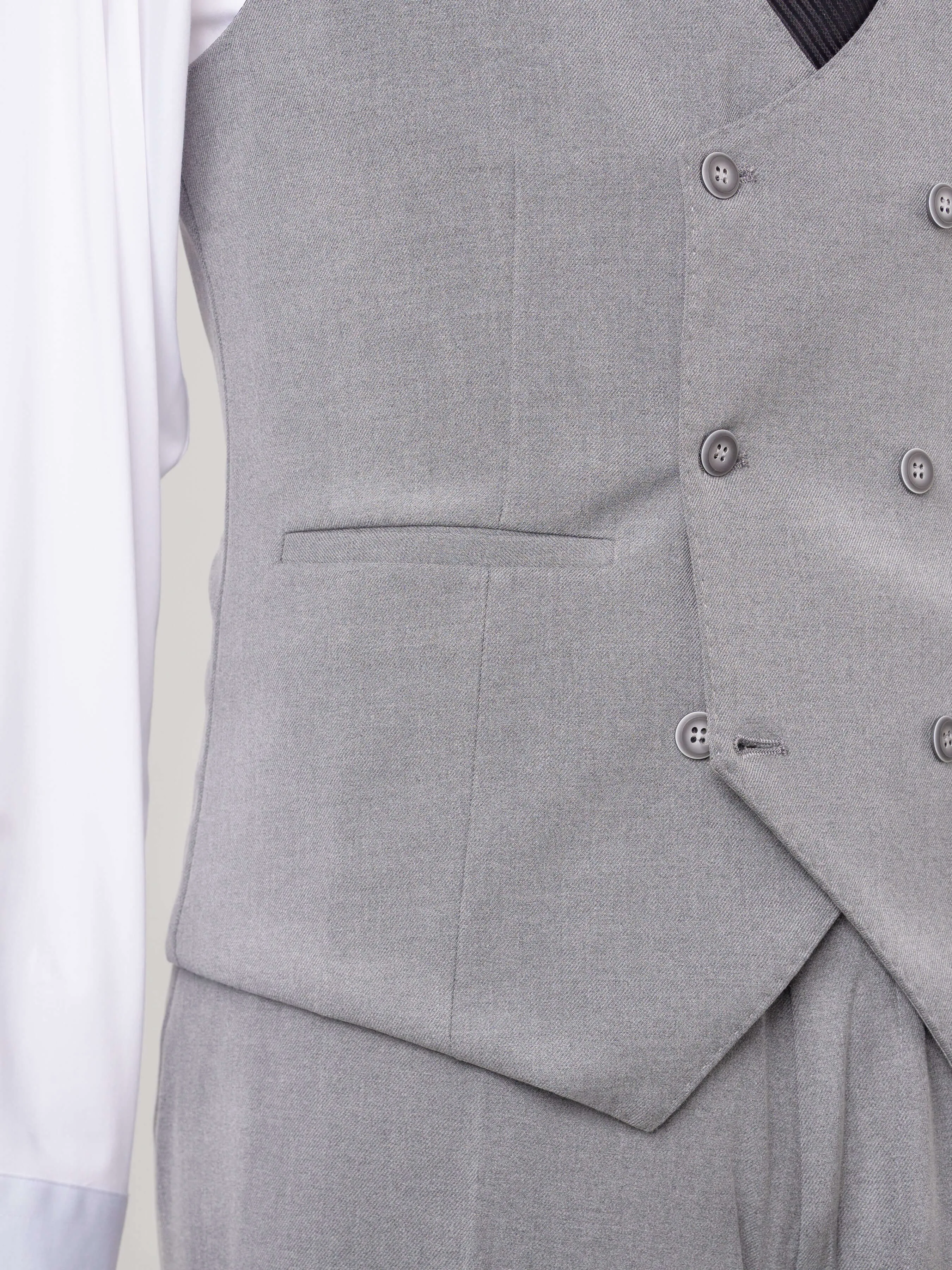 Vest - Grey Plain