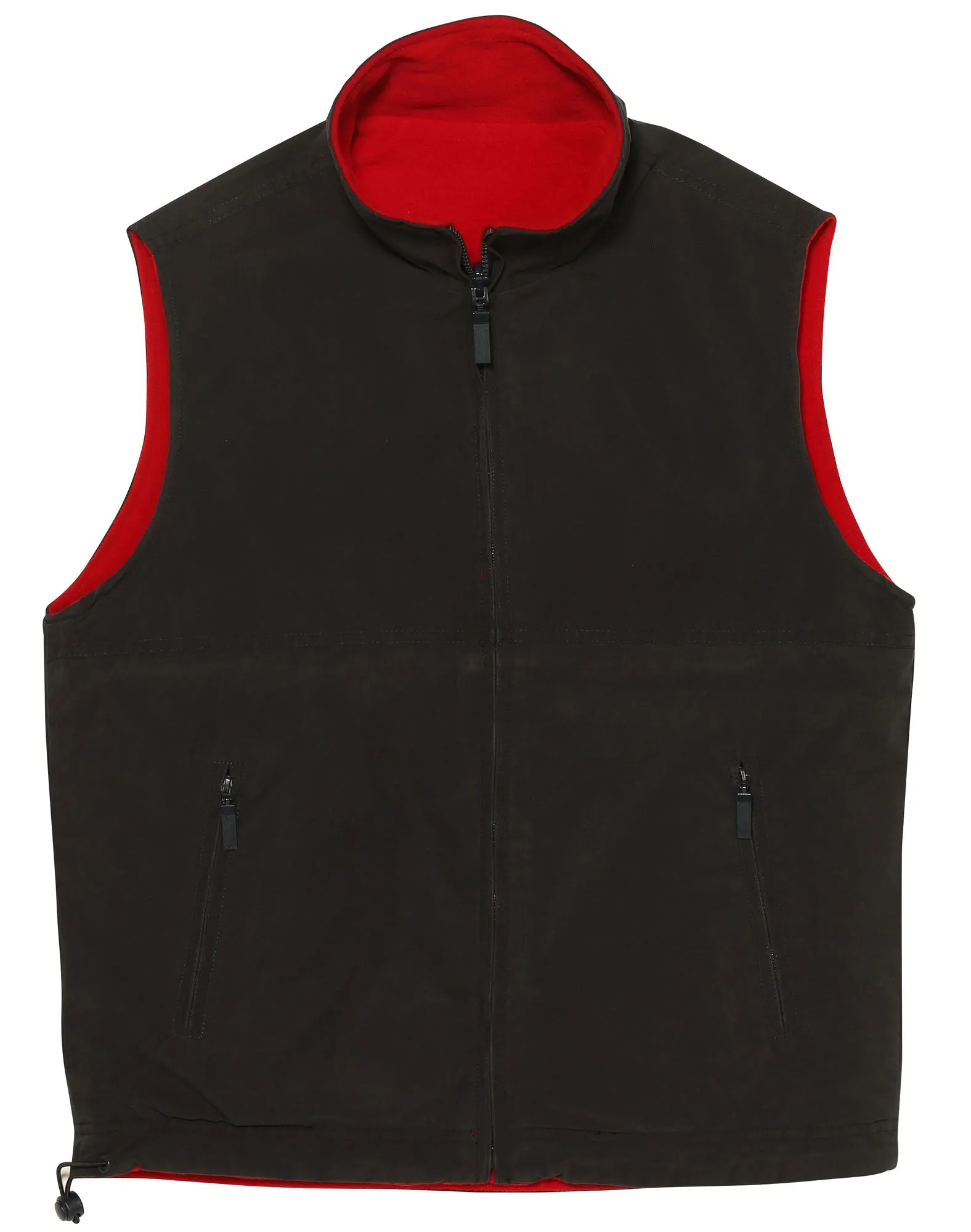 Winning Spirit Unisex Shower Proof Micro Fibre/ Polar Fleece Reversible Vest (PF04A)