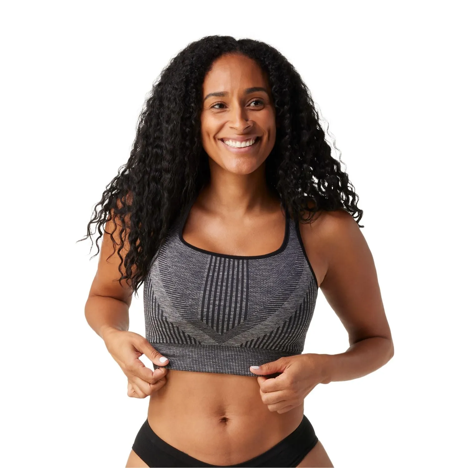 Womens Merino Seamless Strappy Bra