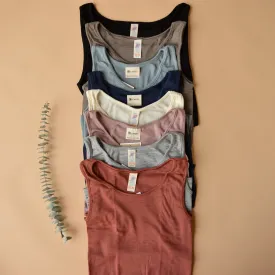 Women's Sleeveless Organic Merino/Silk Vest